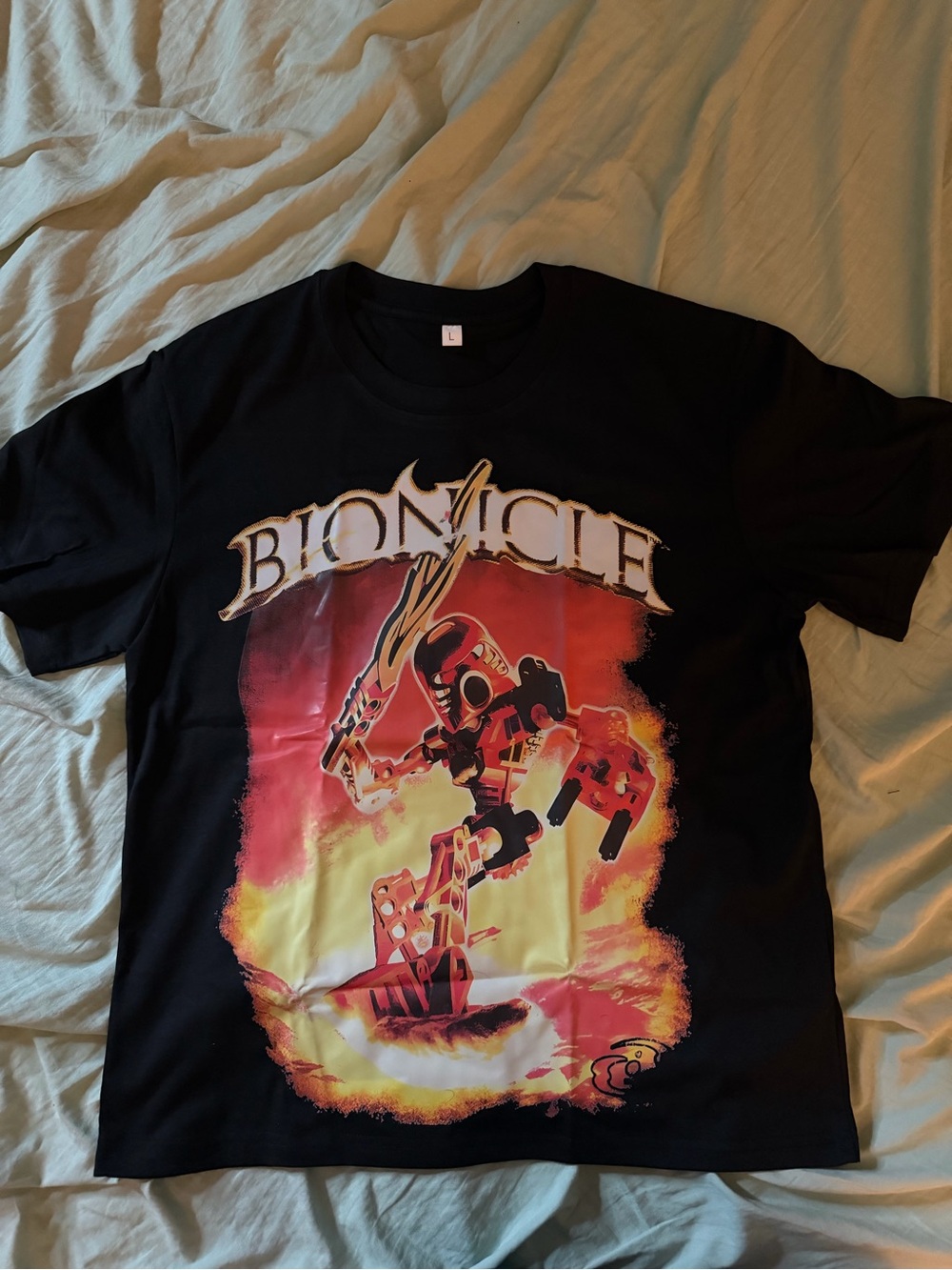 red bionicle shirt